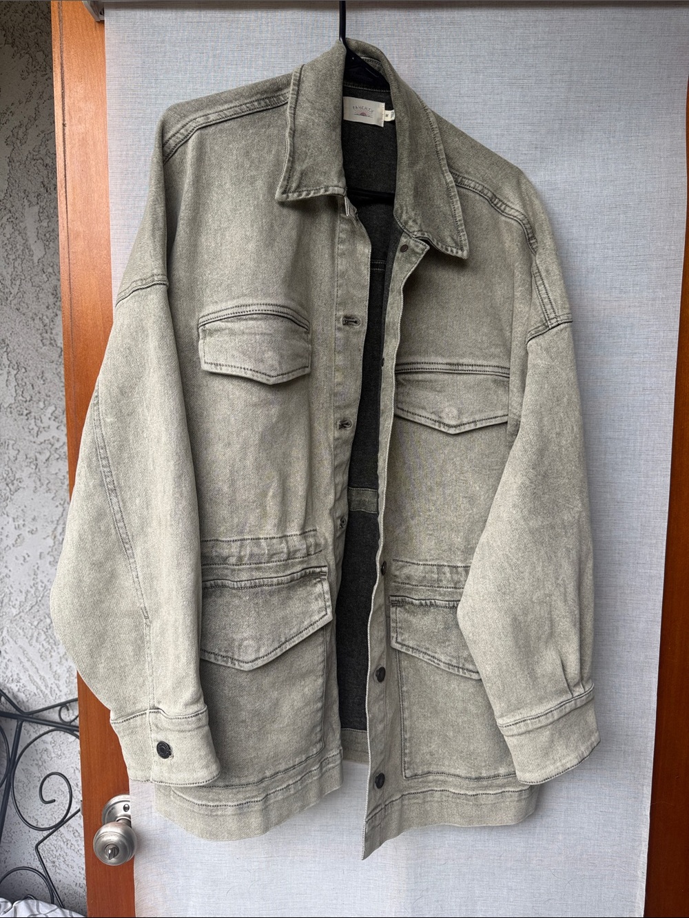 Faherty Washed Sage Utility Jacket - Picture 5 of 7